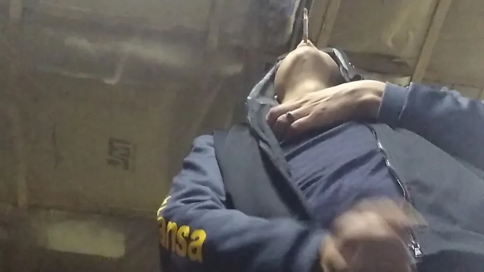 Garage smoke 2...cum - ThisVid.com