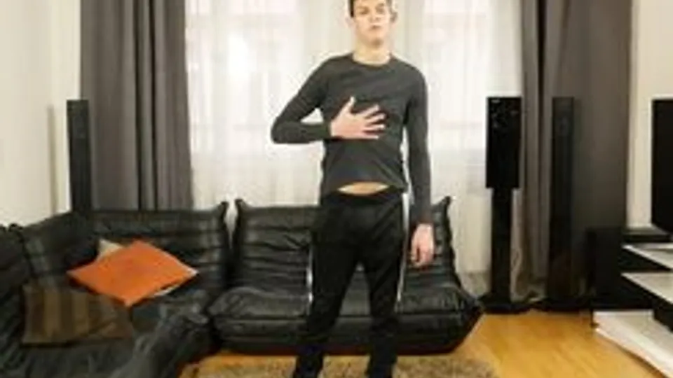 Latino Twink Jordan Masturbates and Cums