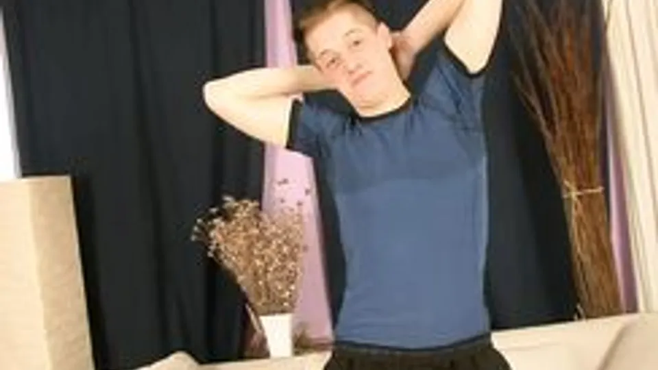 [Garoto Trey Adams batendo punheta ]
