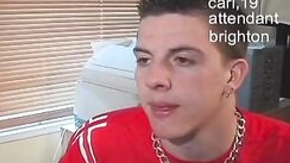 Gay Boy Strokes Dick To Porn