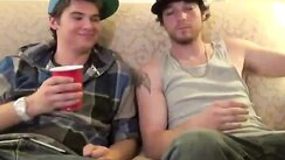 Gay guy introduces buddy to gay sex