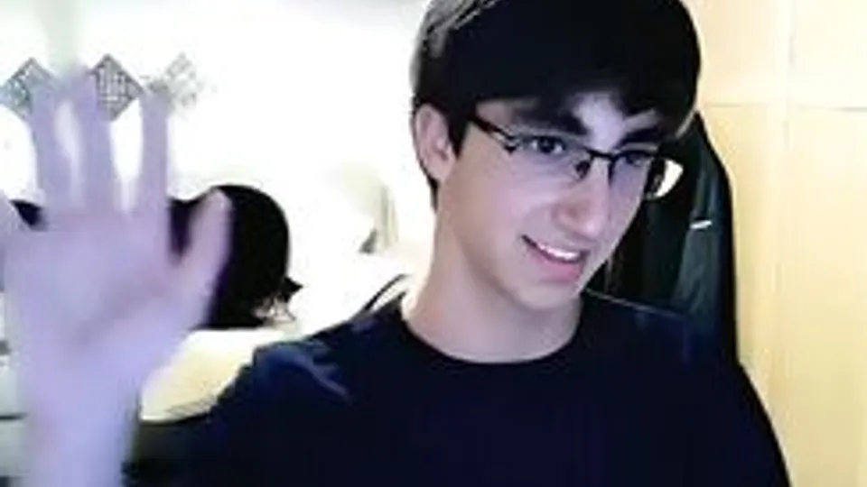 GBT College Twink wanking in his flat gay teen porn - AI Enhanced