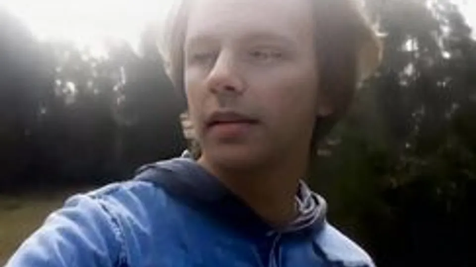 GBT Sexy gay teen porn Rides his dildo outdoors - AI Enhanced Boys Porn