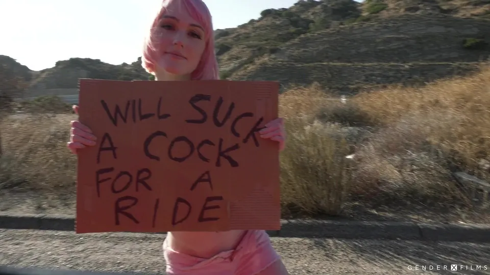 GenderXFilms Claire Tenebrarum & Cliff Jensen / Transsexual Hitchhikers 3