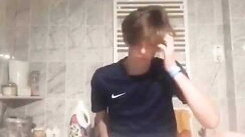 German Soccer Boy