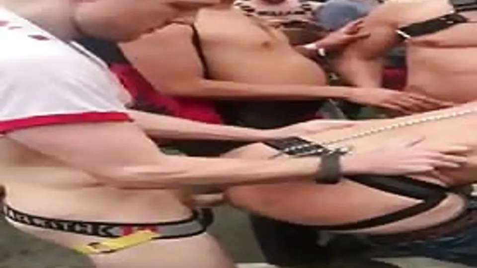 Getting fuck in public street fair