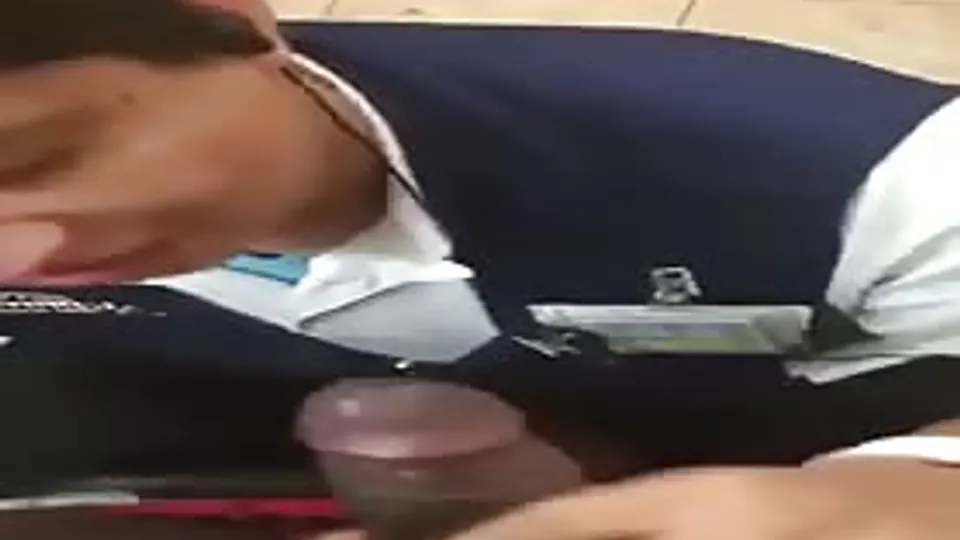 Getting head from walmart worker in the restroom