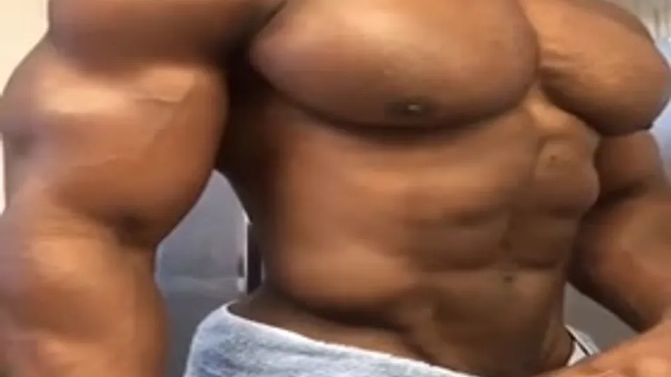 Giant Pecs and Huge Washboard Abs