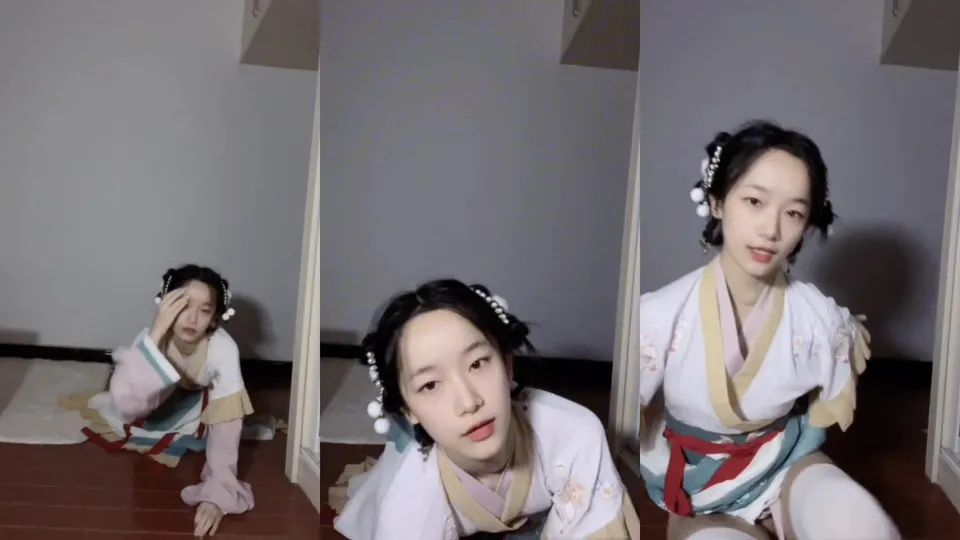 Girl Vacuum Hanfu Temptation  