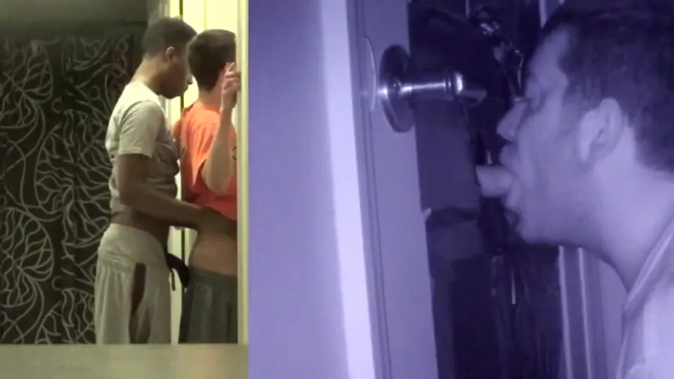 Glory Hole 3 Suck Skinny Guy and Sexy Black Guy - ThisVid.com