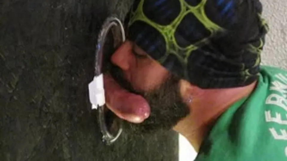 Gloryhole Worshipping, Edging and Milking Some Daddy Dick