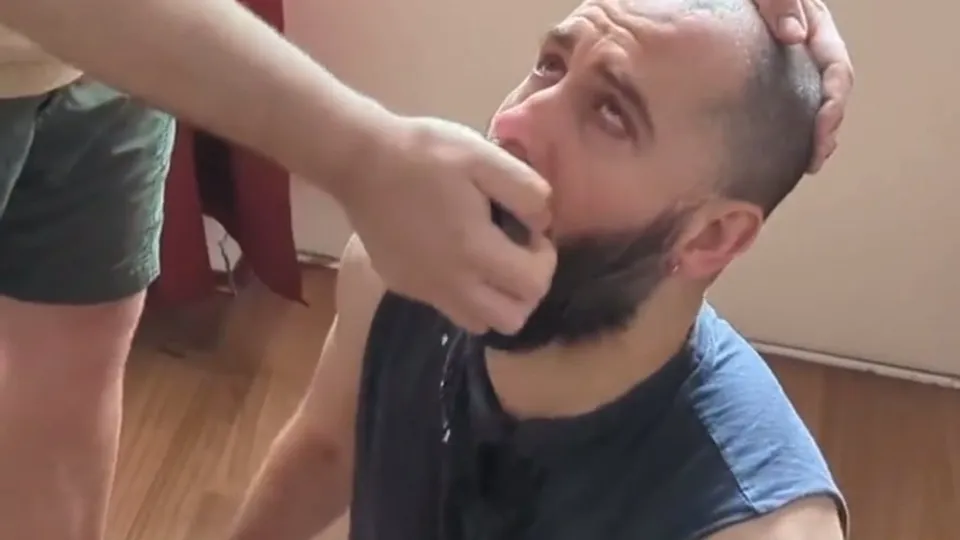 Good faggot continues his training - ThisVid.com