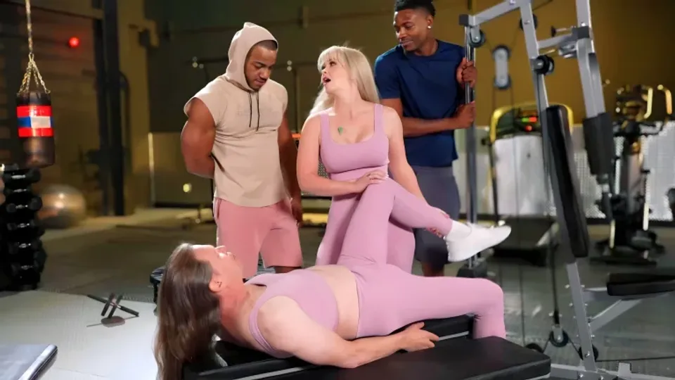 Kay Carter Double Penetration with Mazee The Goat and Stretch