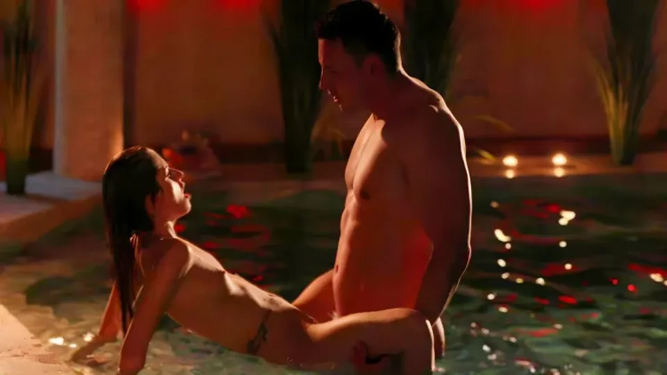 Gorgeous Woman Has Passionate Sex With A Muscular Stud 