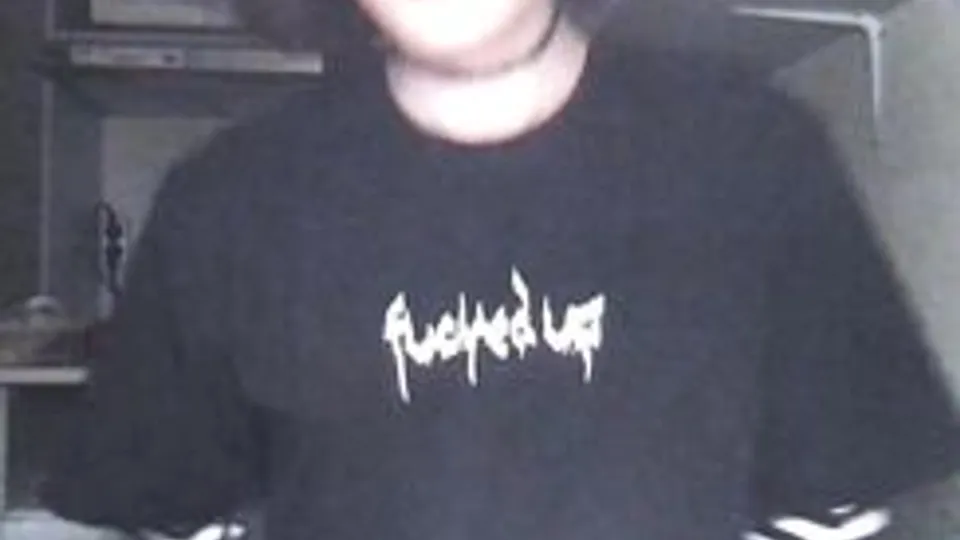 Goth Femboy Masturbates in House