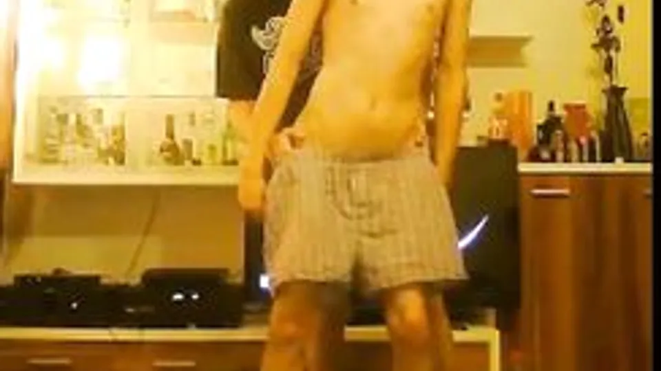 Gray; Daddy fondling his boy on cam porn
