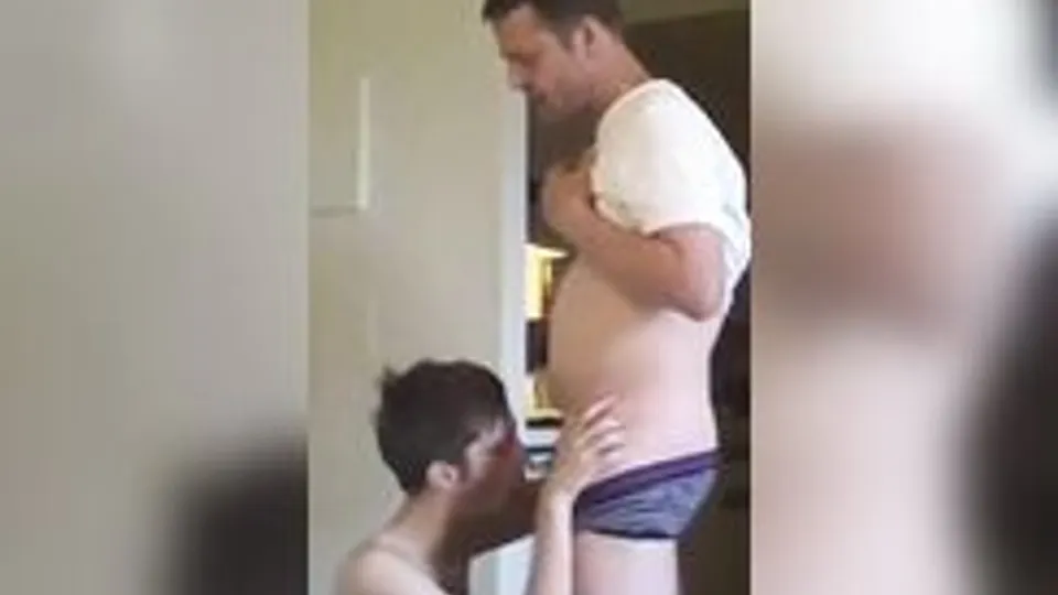 Gray; Sucking daddy dick