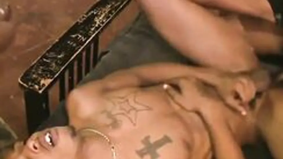 Twink Threesome in House