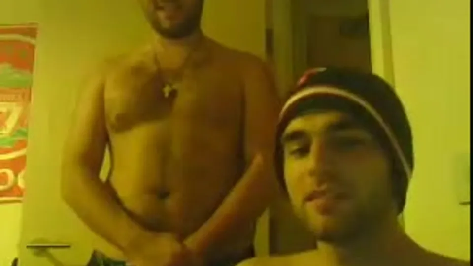 Friends Caught Jerking Off in Group Cam