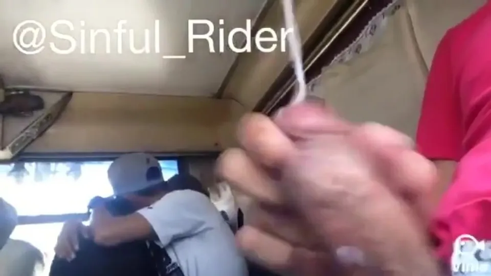 Guy Jerks/Cum In Front Of Passengers On Bus - ThisVid.com
