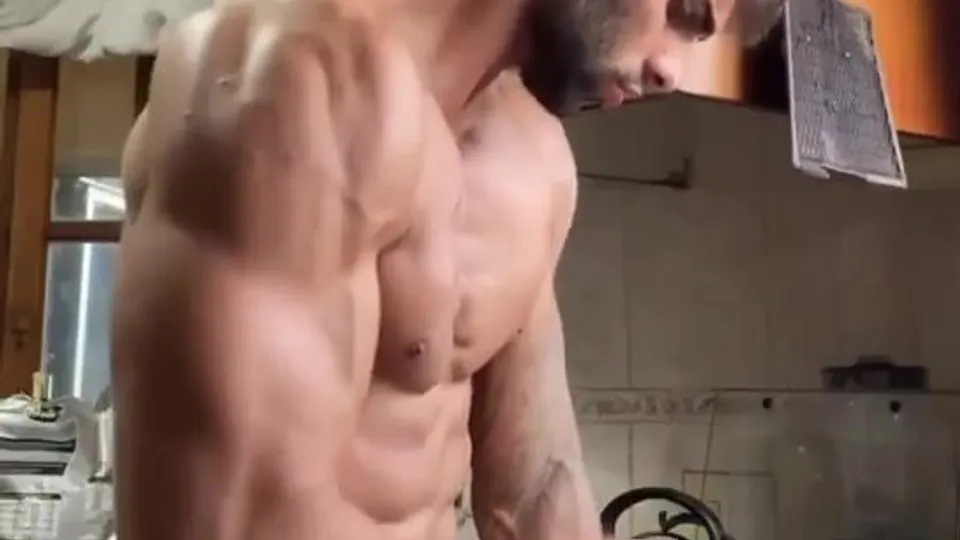 Guy showing his big cock (full video with cum) - ThisVid.com