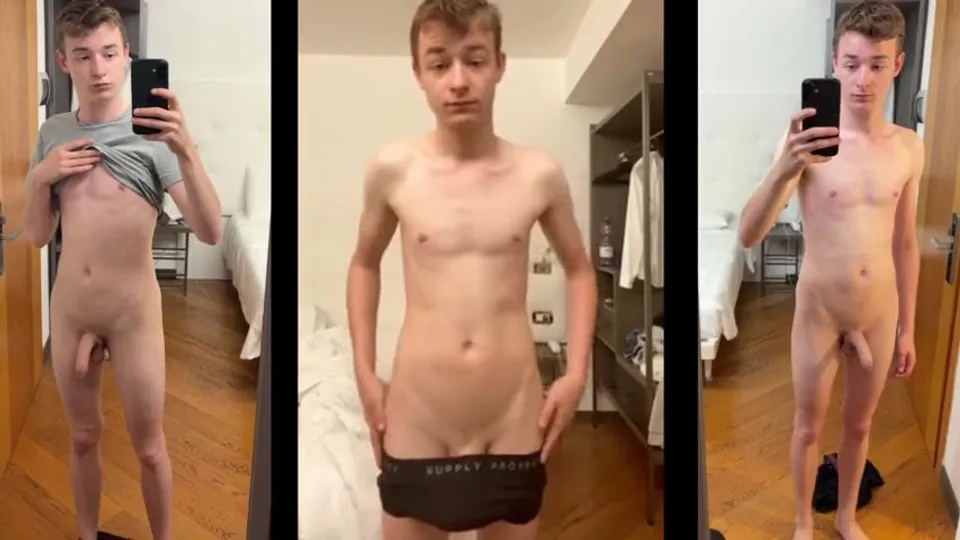 Guy shows body dick ass solo porn.