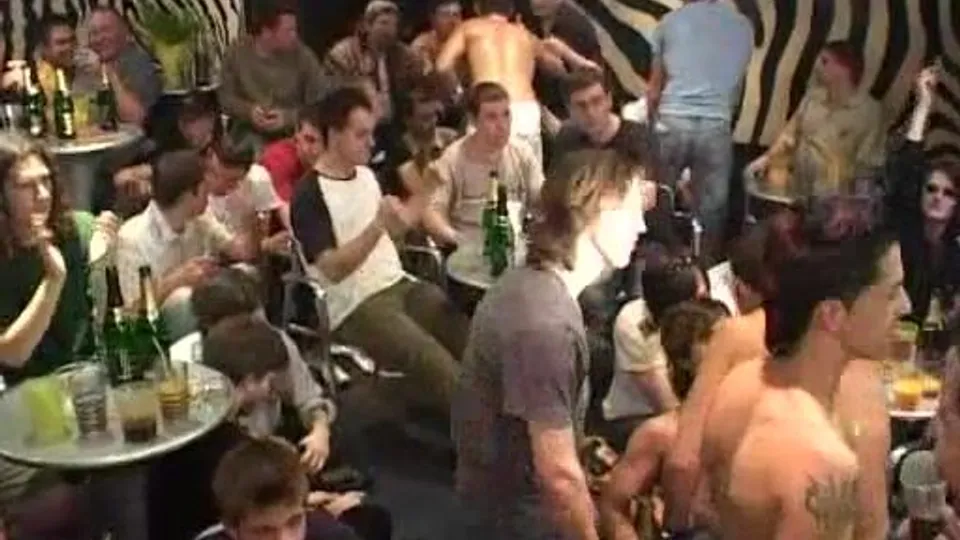 Gay Striptease Leads to Oral and Ass Play