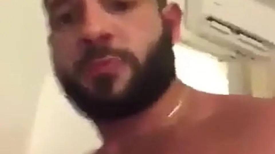 Hairy arab muscle hunk jerks his uncut cock - ThisVid.com