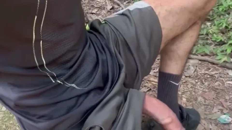 Hairy bro showing off huge dick and tight hole - ThisVid.com
