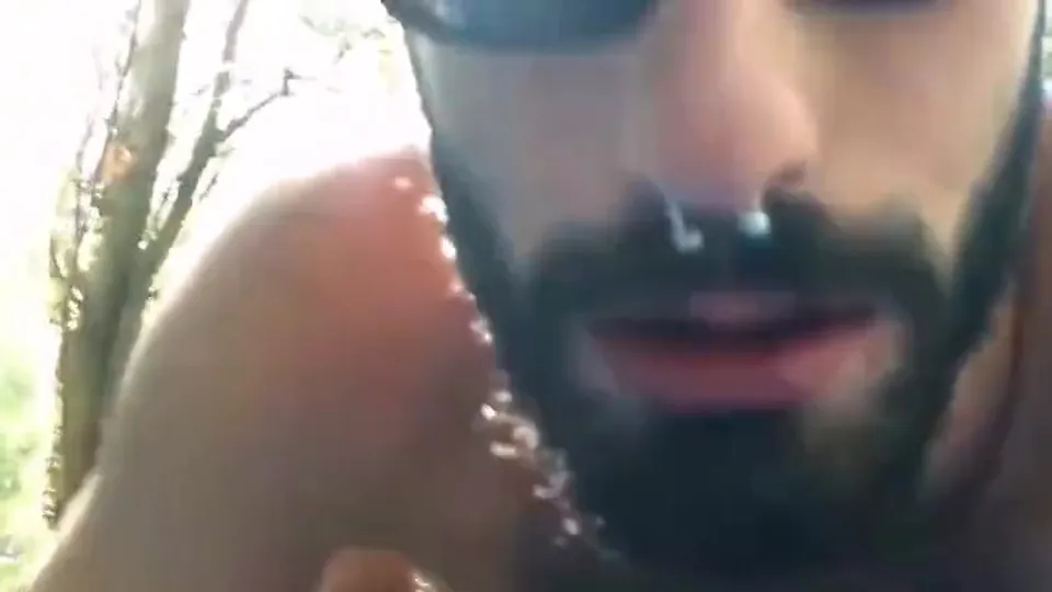 Hairy pig fucked out in the woods - ThisVid.com