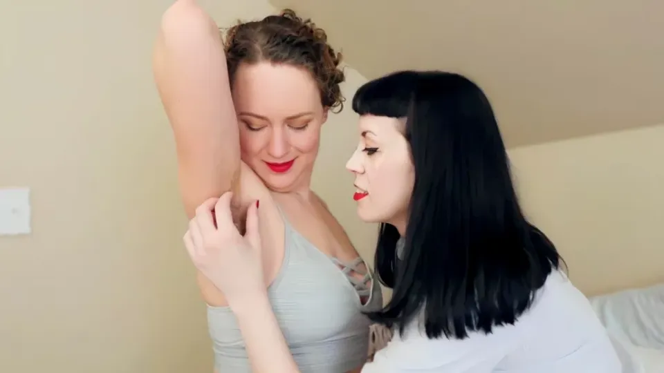 Hairy Pussy Babes Get Into Lesbian Action 