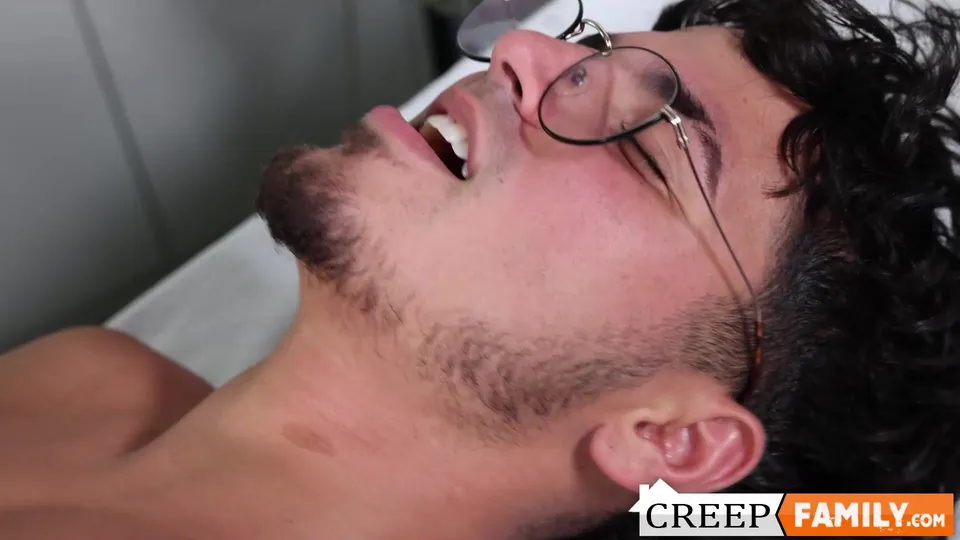 Hairy step uncle bareback raw his nervous stud nephew