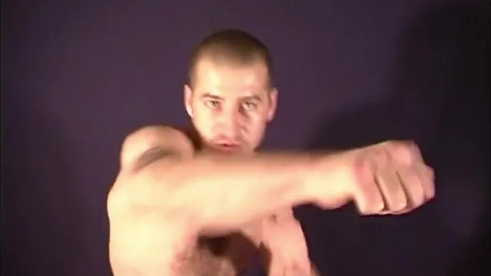 Hairy Str8 Boxer Jerks and Shows Hole - ThisVid.com