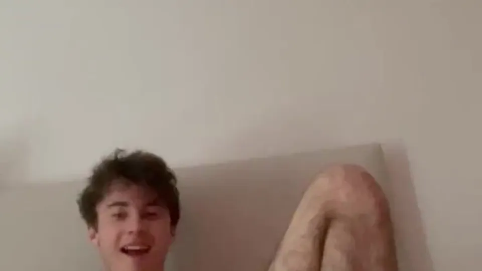 Hairy twink plays with his cock - ThisVid.com