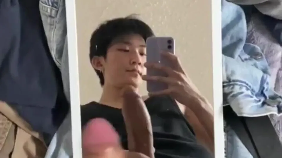 Asian Boy Solo Masturbation