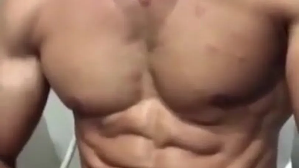 Asian Hunk Solo Masturbation
