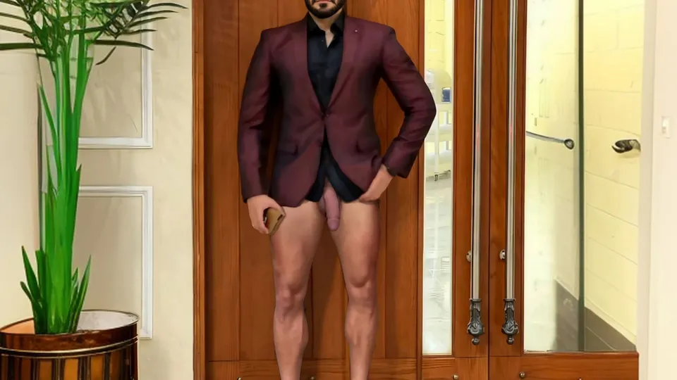 Handsome Bearded Arab Stud Knows How Hot He Is - ThisVid.com