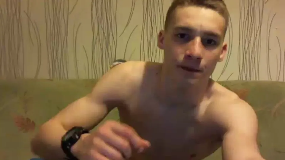 Handsome buzz cut twink webcam porn