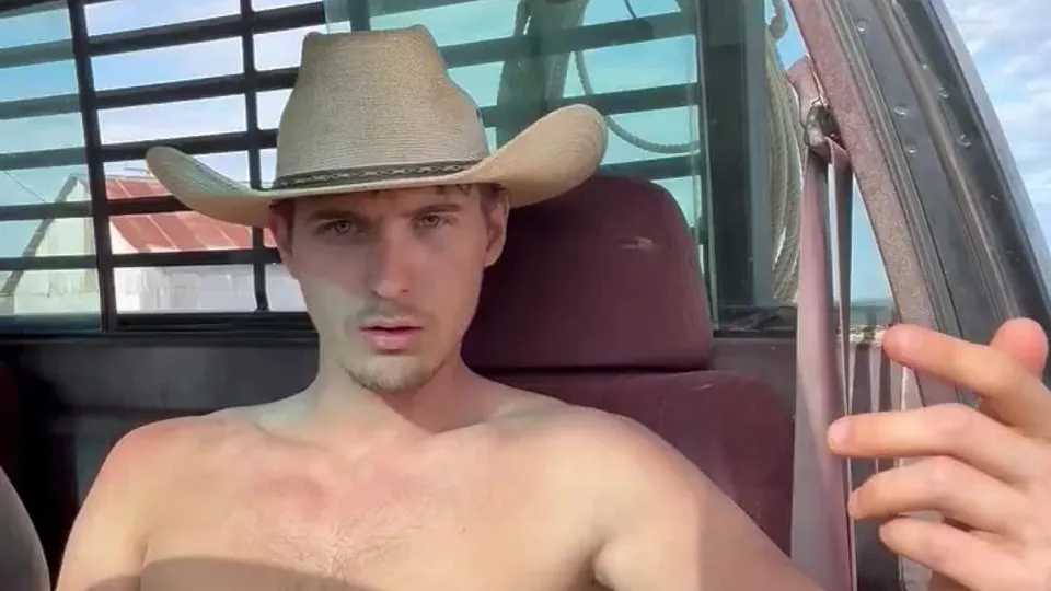 Handsome cowboy couldn't wait to get home - ThisVid.com