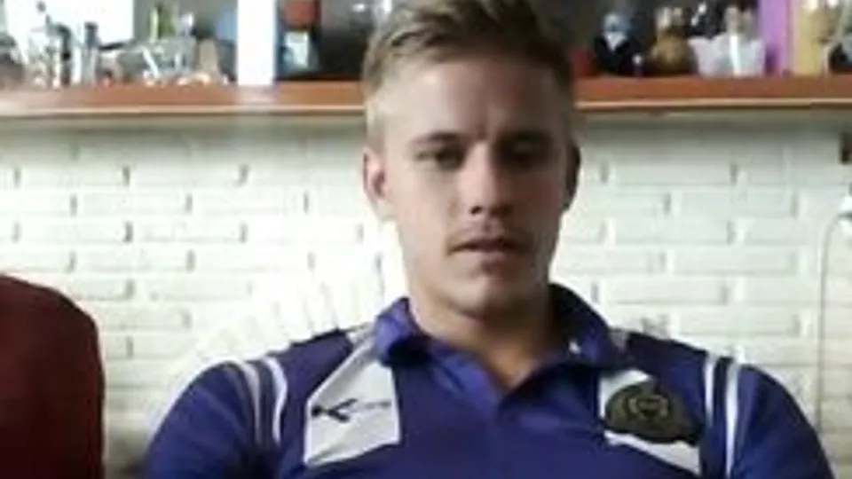 handsome duch blonde guy cum in is abbs