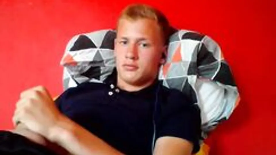 handsome dutch blonde guy
