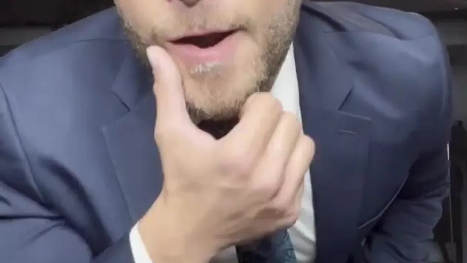 Handsome guy in a suit masturbates 41 - ThisVid.com