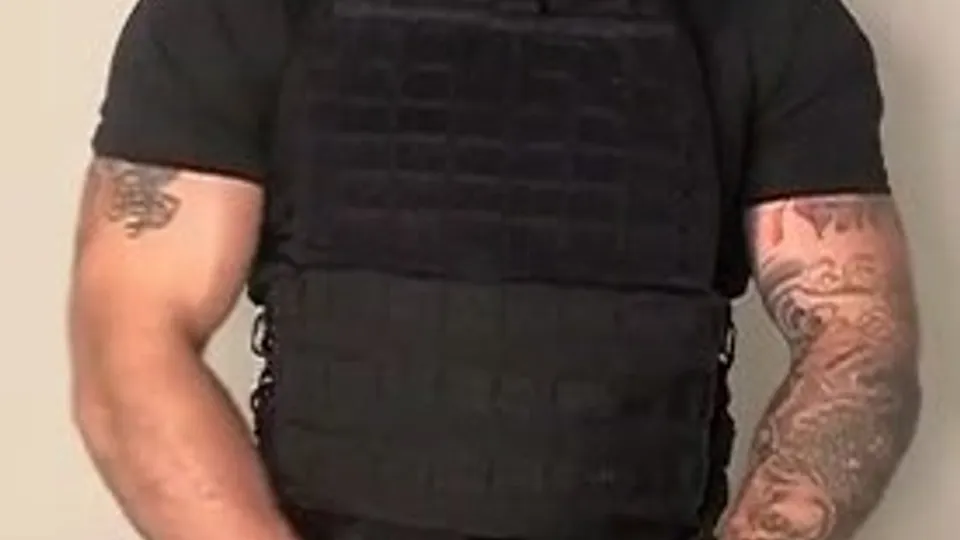 Handsome Hunk Police shoot big load in front of camera - ThisVid.com