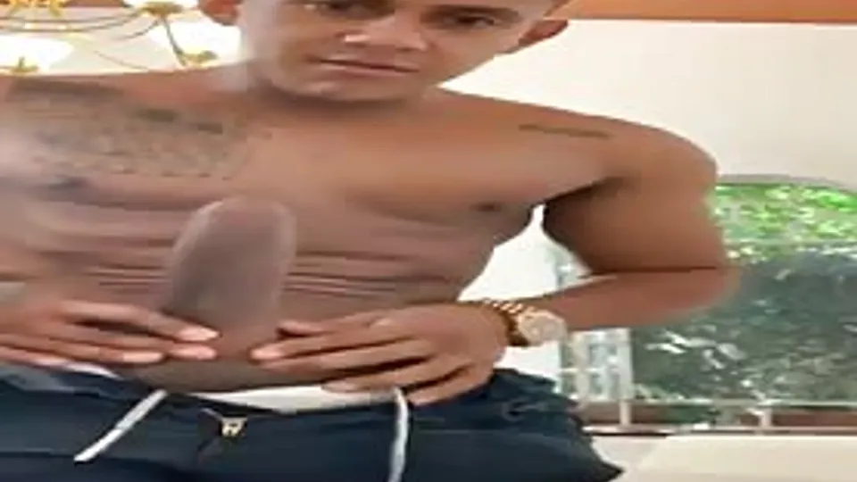 Latino Uncut Cock Stroker