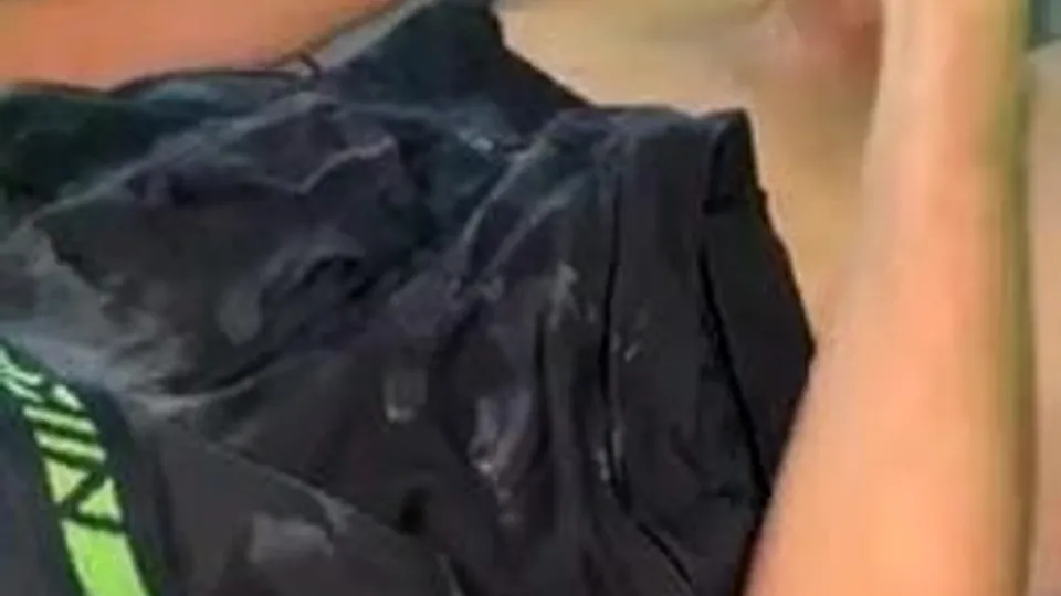He is definitely going to have to wash those underwear