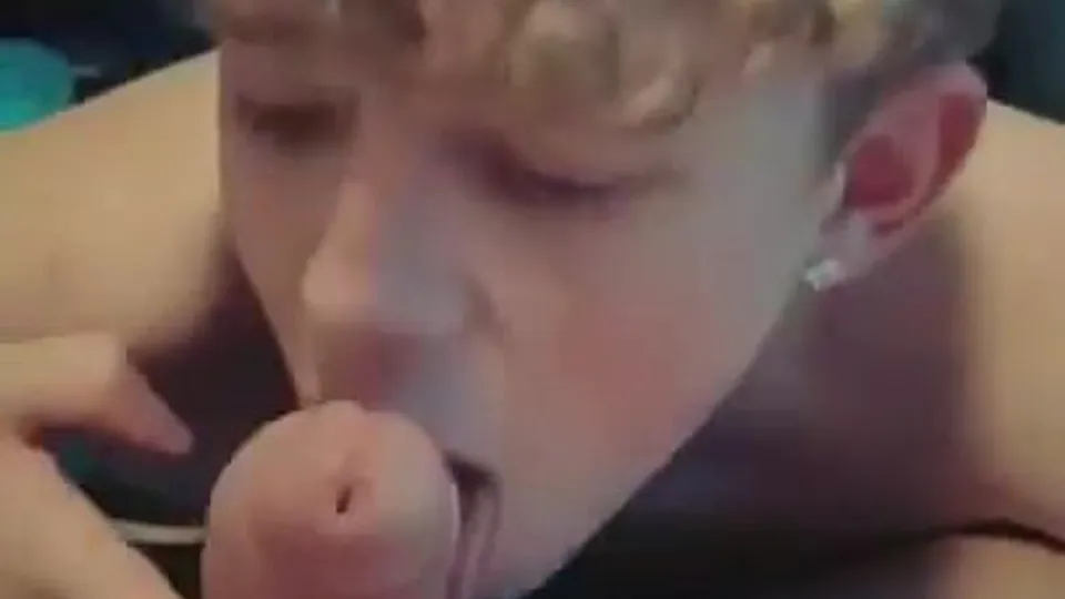 He swallows his roommates' cum