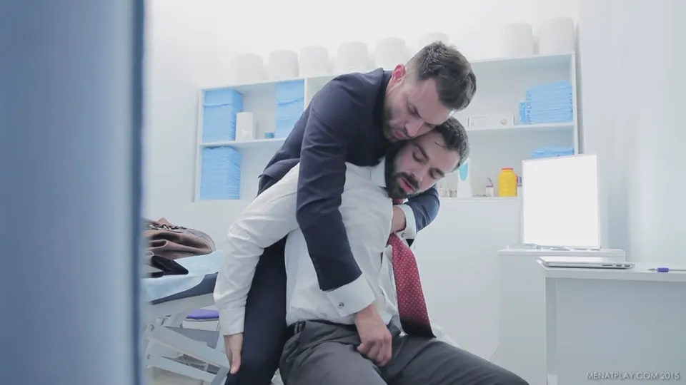 Helping His Colleague Relax