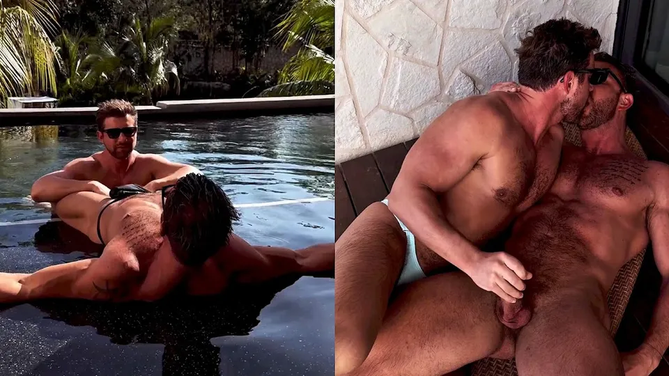 Helping Muscle Bro To Cum