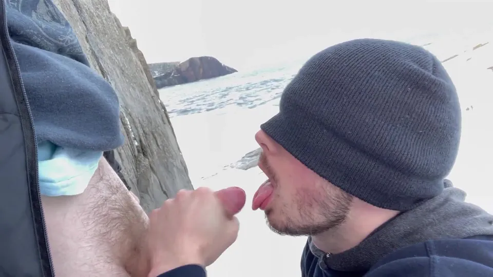 Hetero but Nosey Stranger Shoots Jism in my Gullet on Public Hiking Trail