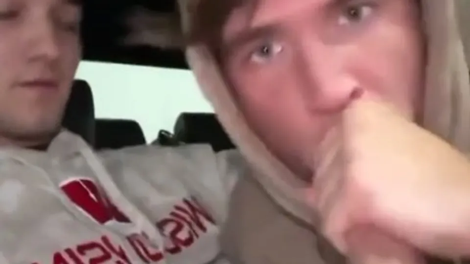 His friend sucks him off and swallows his cum - ThisVid.com